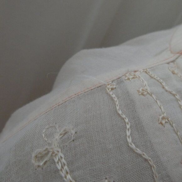 Kaaku Ombre Embroidered Boho Blouse Long Sleeve Free One Size Lightweight - Picture 8 of 10